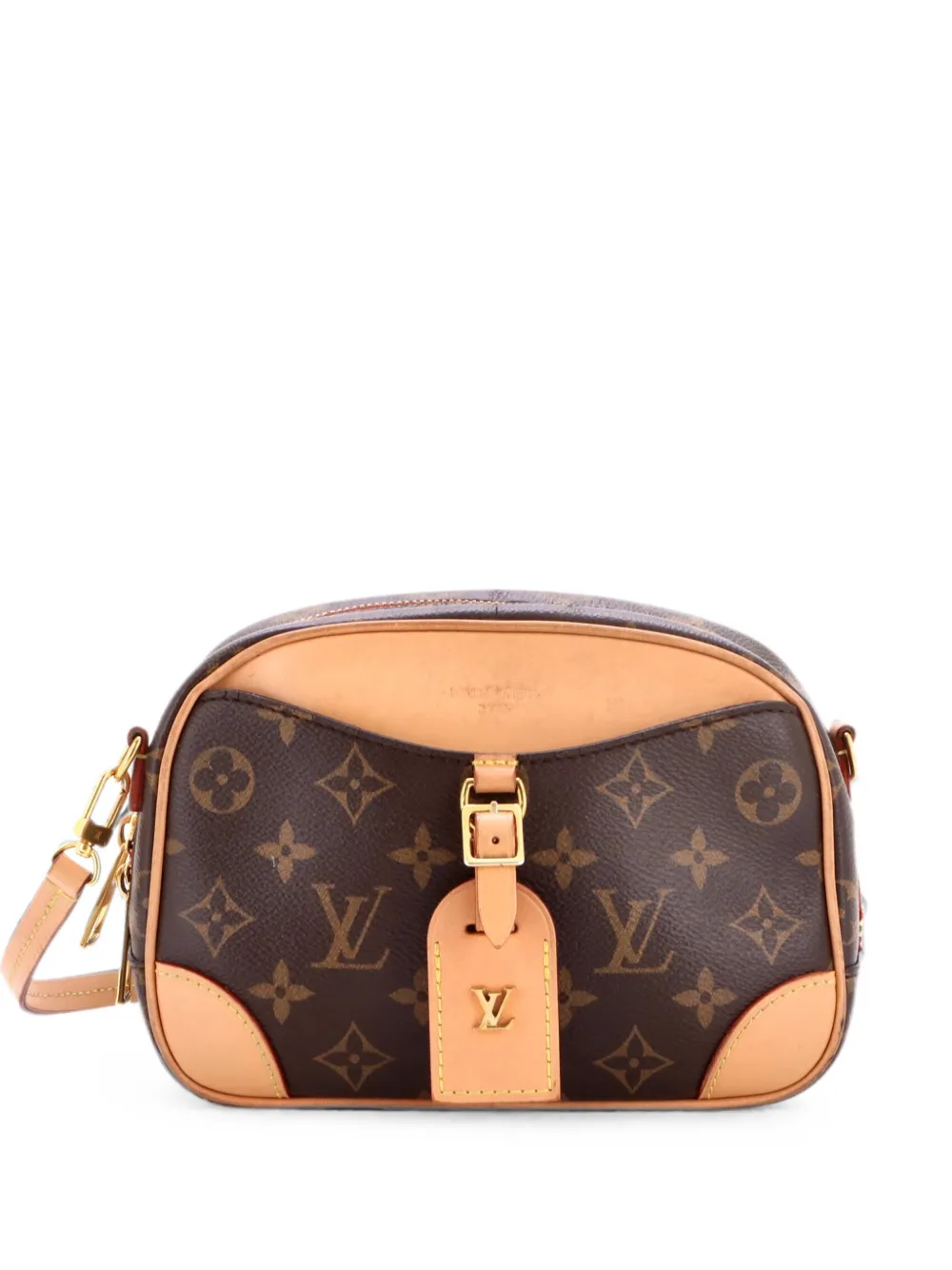 Louis Vuitton Pre-Owned Deauville Handbag Monogram Canvas Mini crossbody bag - Brown