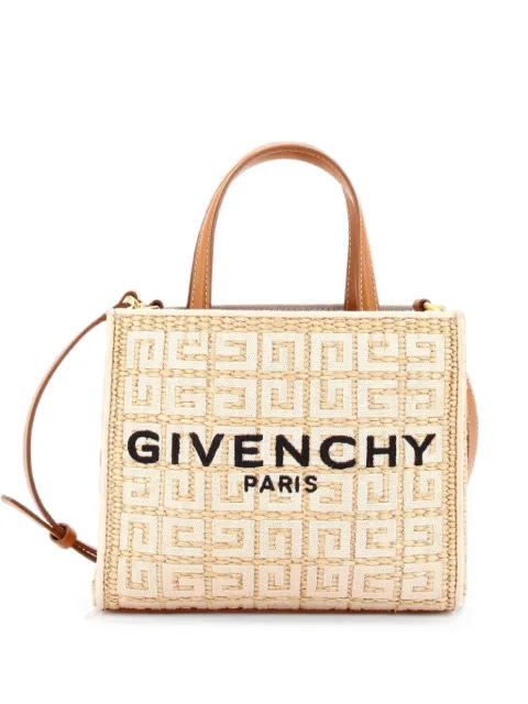 Givenchy Pre-Owned G-Tote 4G Raffia Mini satchel