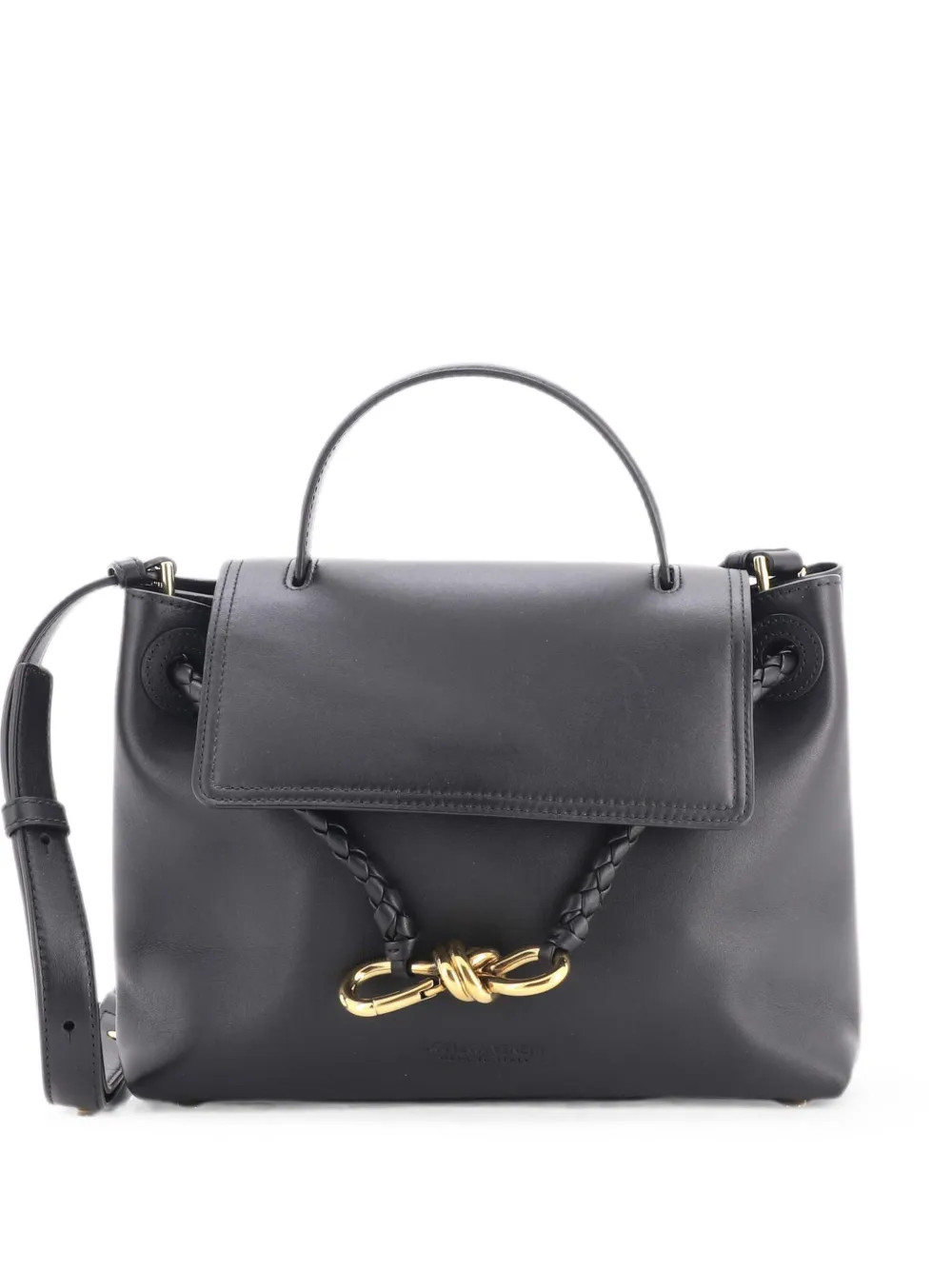 Bottega Veneta Pre-Owned Mittelgroße Ciao Handtasche mit Intrecciato-Detail - Schwarz