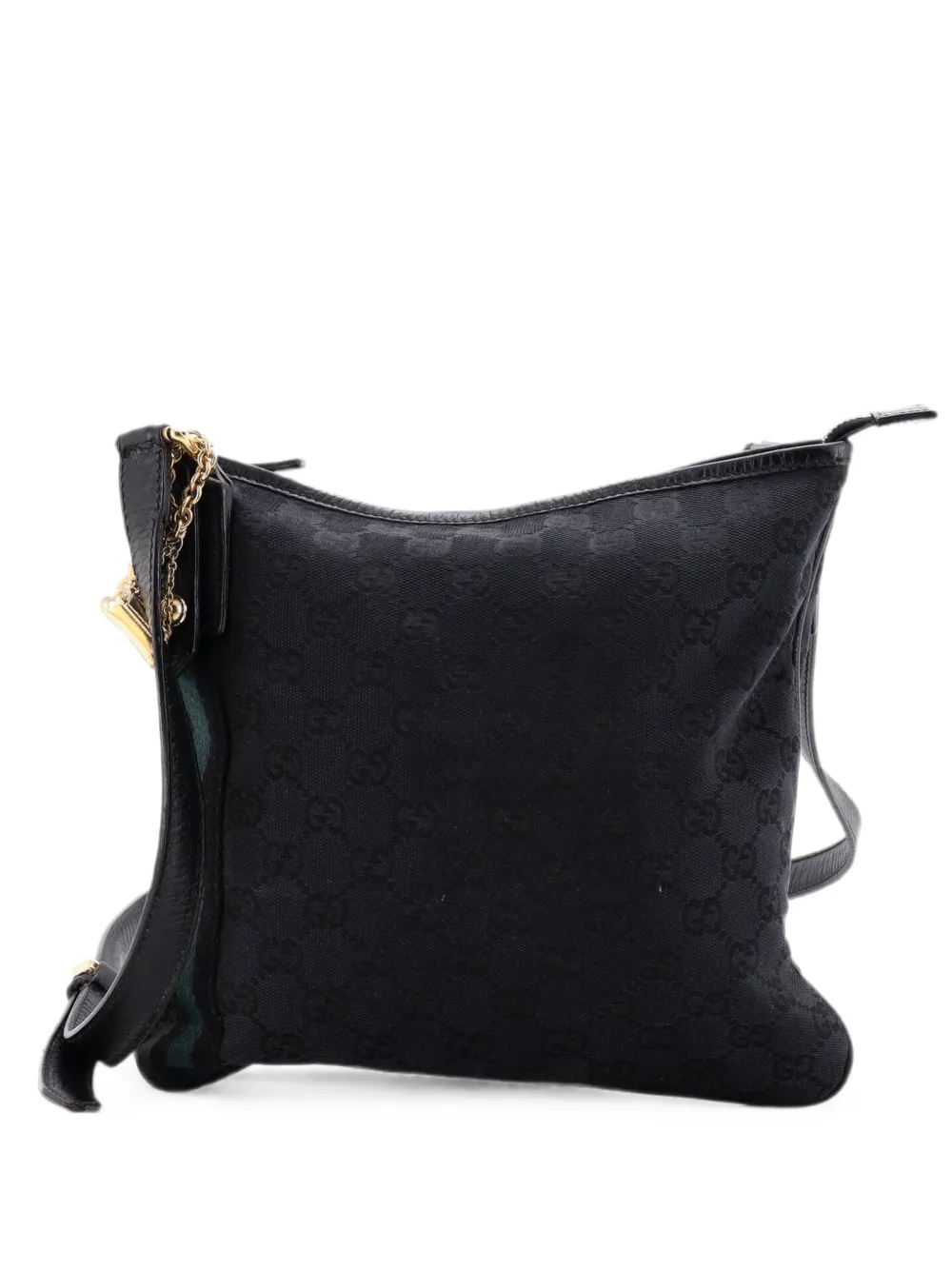 Gucci Pre-Owned Jolicoeur Messenger Bag GG Canvas crossbody bag - Black