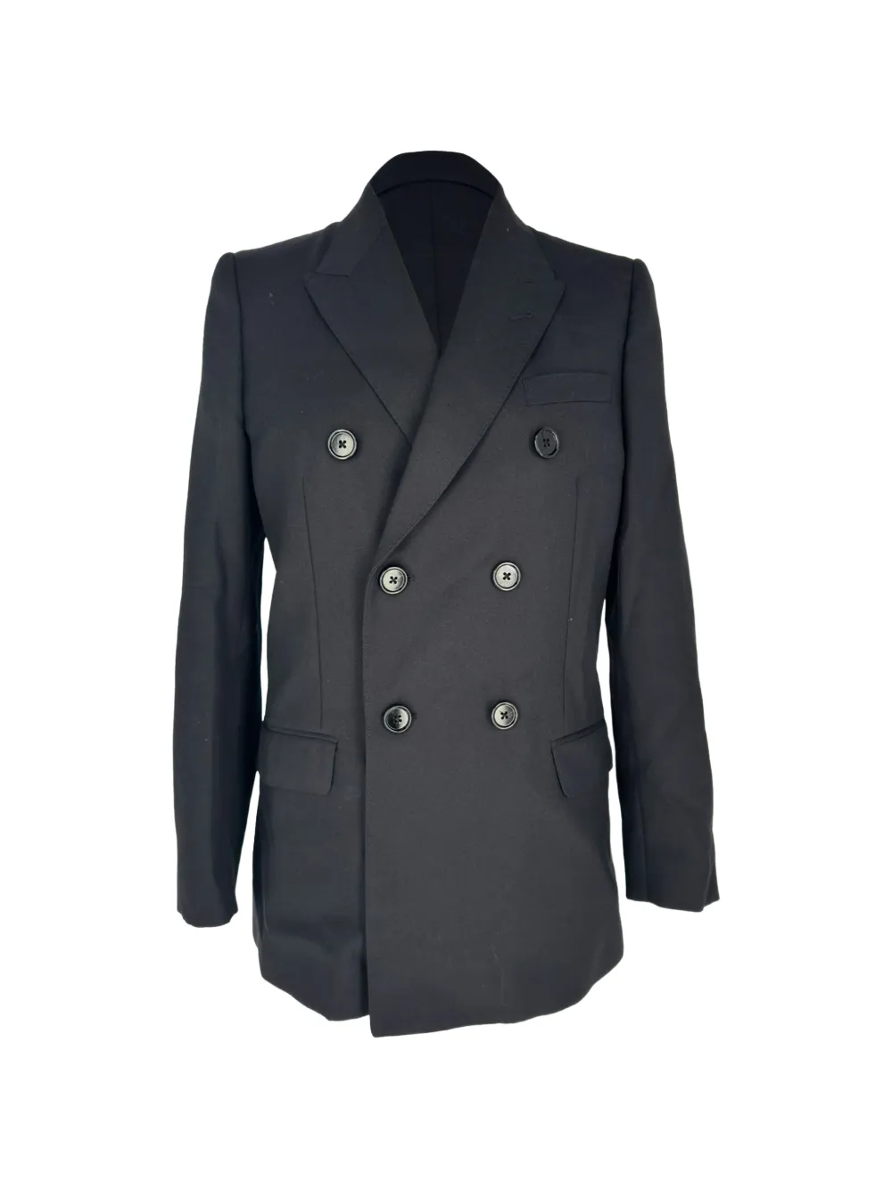 Celine Pre-Owned double-breasted tailored wool blazer - Schwarz