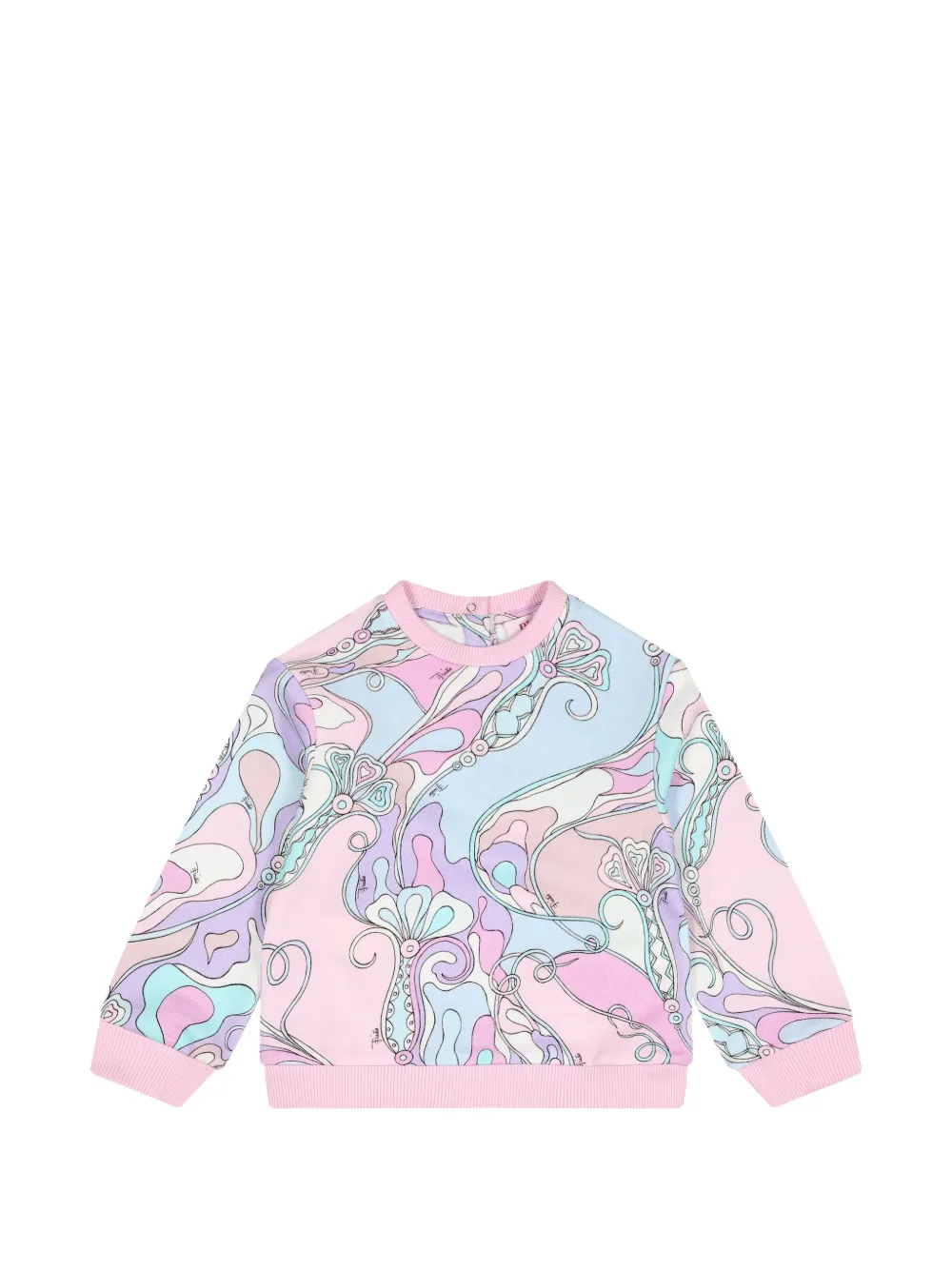PUCCI Junior sweat à imprimé Iride - Rose PUCCI Junior sweat à imprimé Iride - Rose