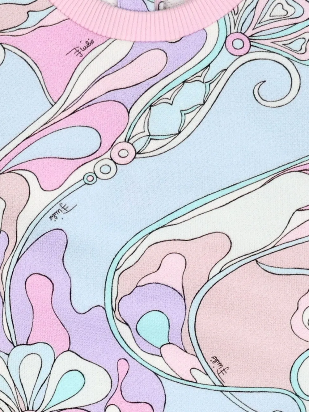 PUCCI Junior Sweater met print Roze