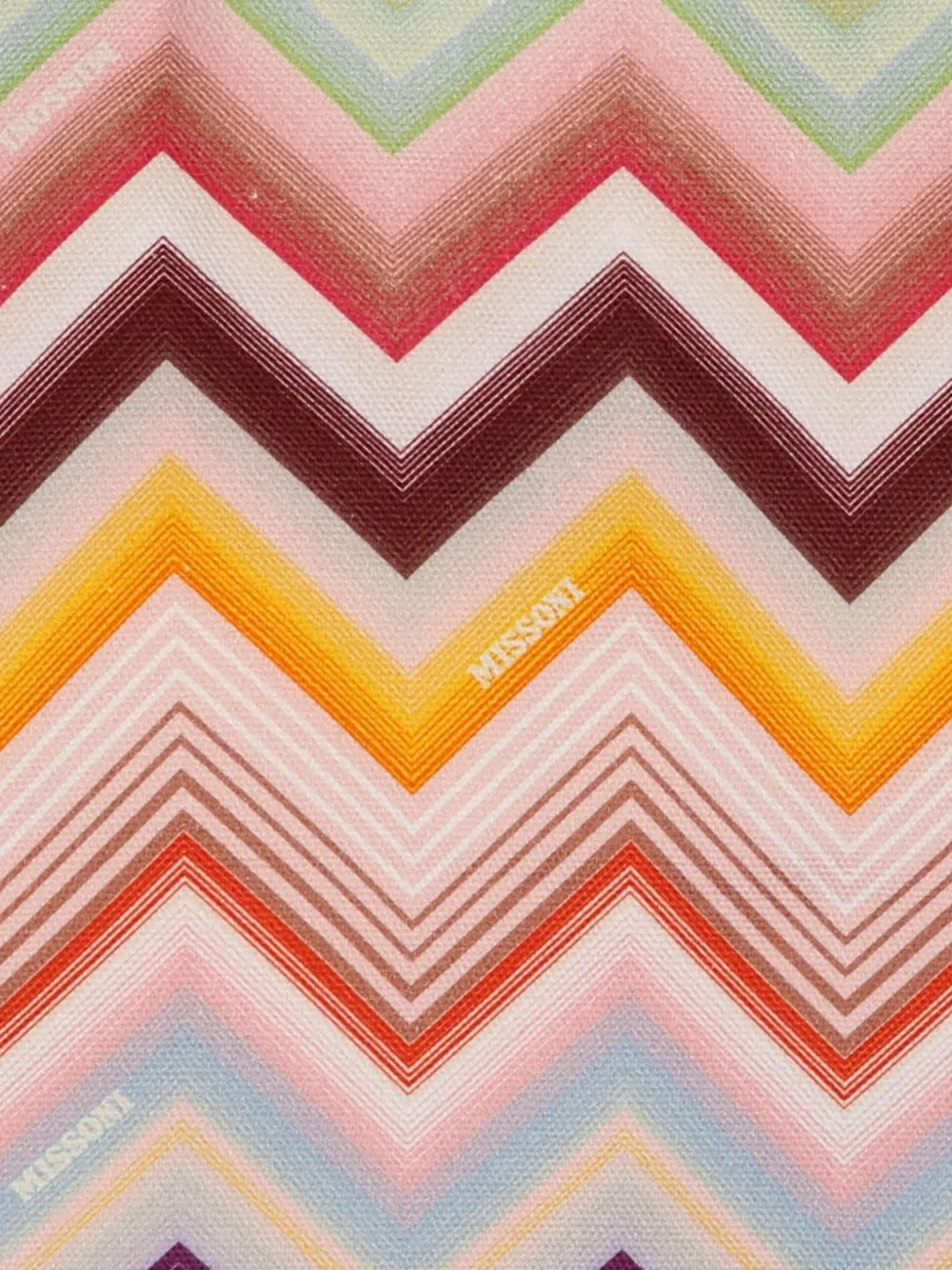 Missoni Kids Shopper met zigzagprint Beige