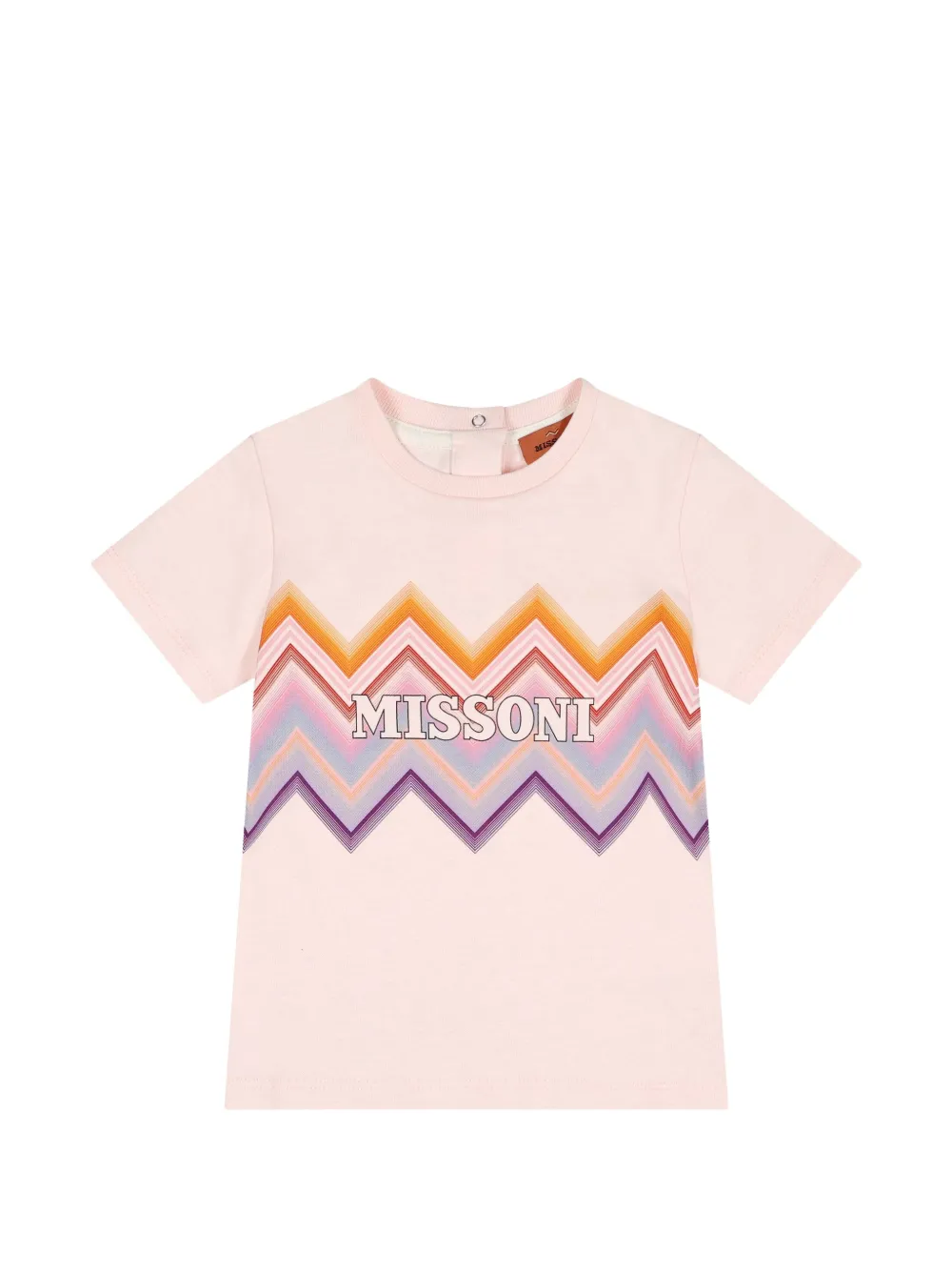 Missoni Kids T-shirt con stampa - Rosa