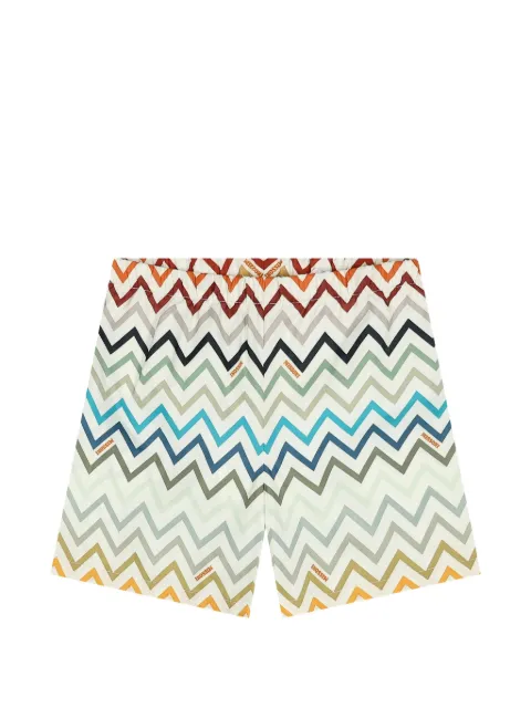 Missoni Kids zigzag-print shorts