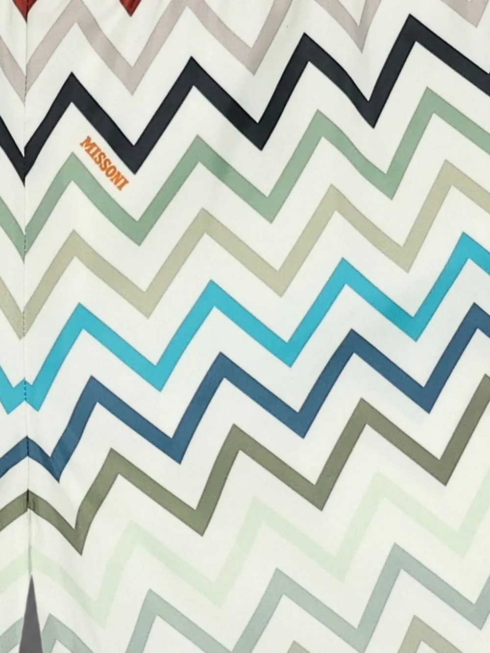 Missoni Kids zigzag-print shorts Groen