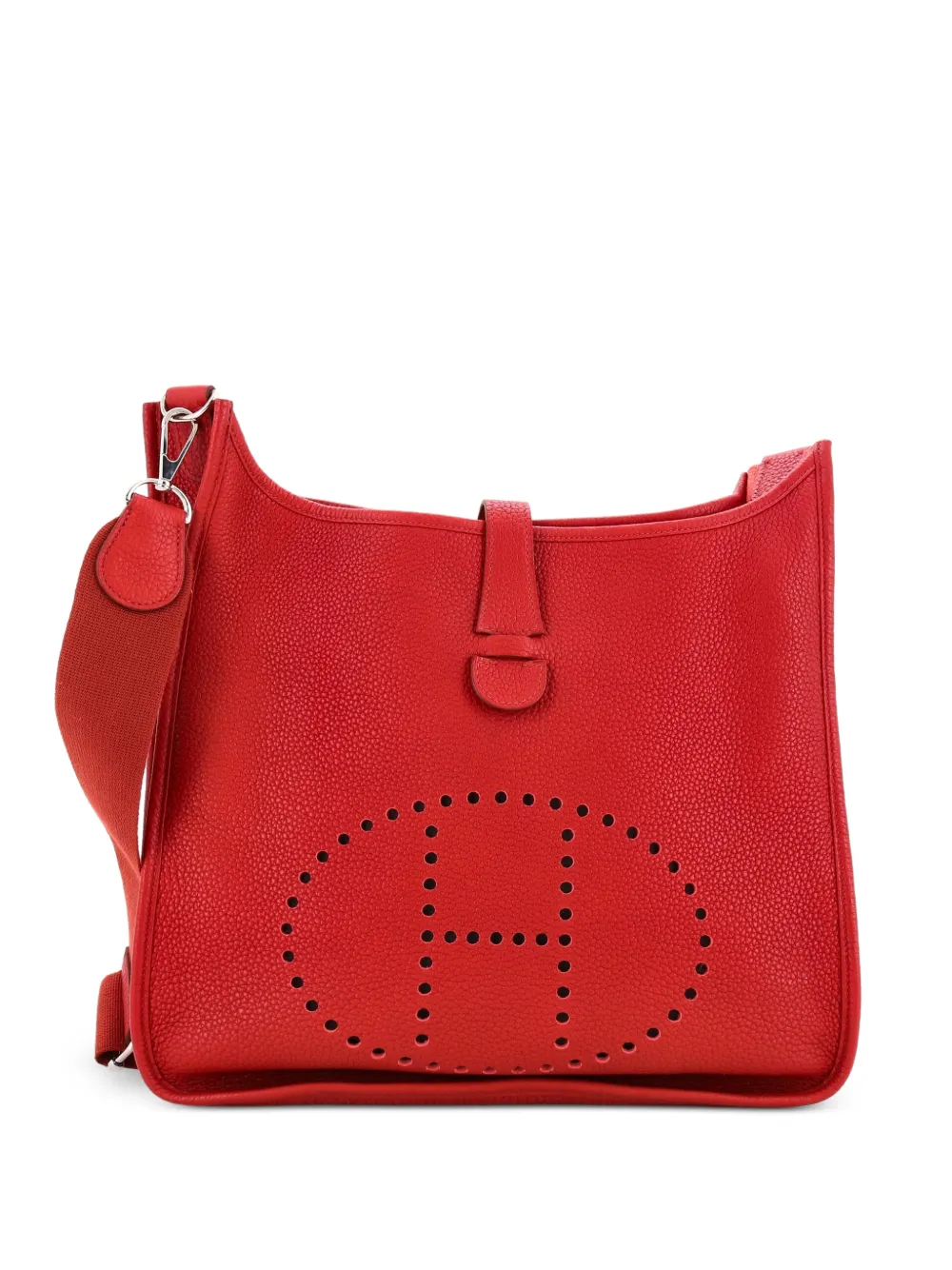 Hermès Pre-Owned Evelyne Bag Gen III Clemence GM Umhängetasche - Rot