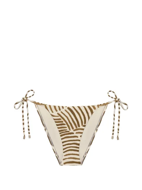 VIX PAULA HERMANNY abstract-print tie-side bikini bottoms