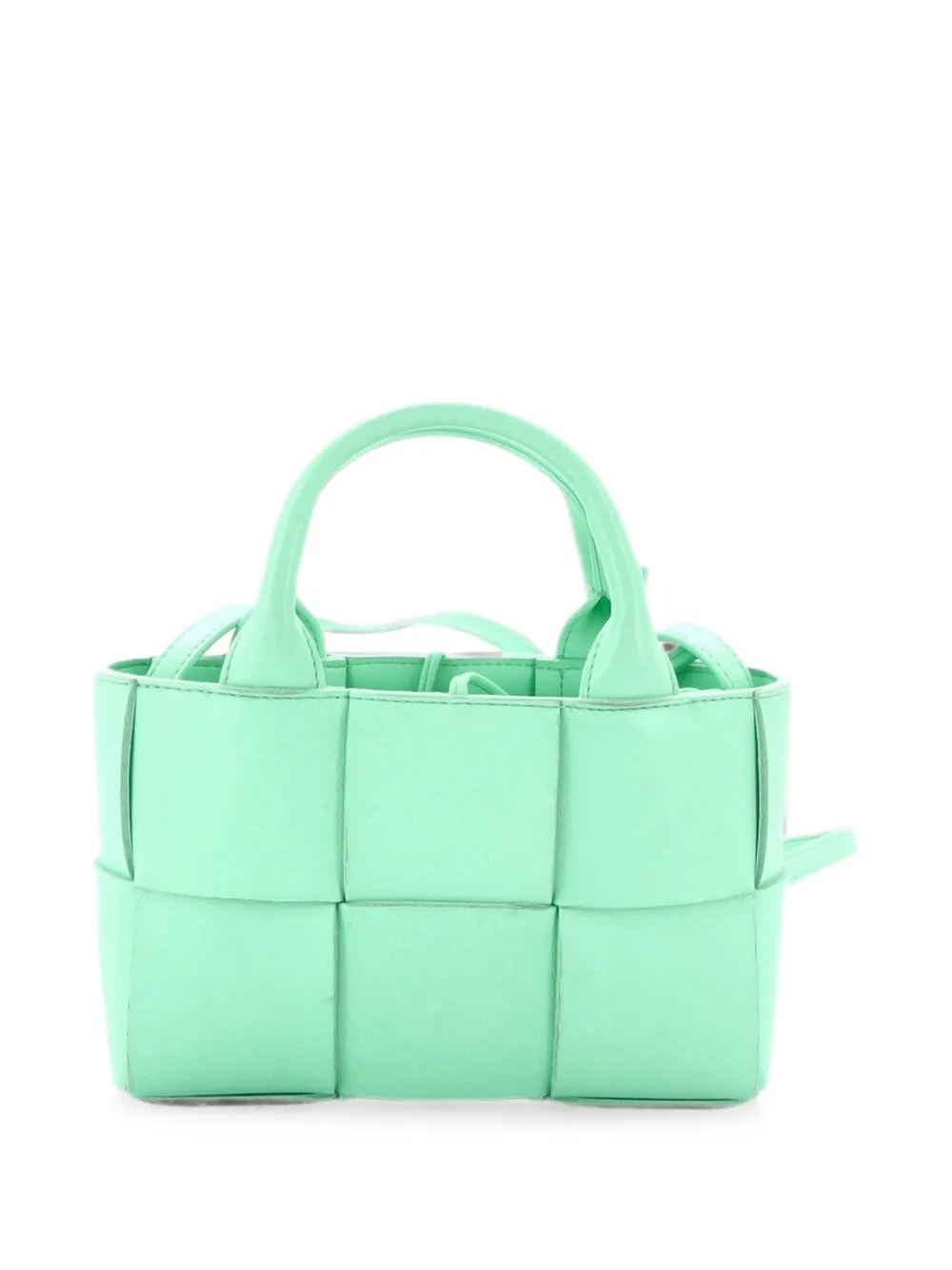 Bottega Veneta Pre-Owned Arco Maxi Intrecciato Candy Tote Bag - Blau