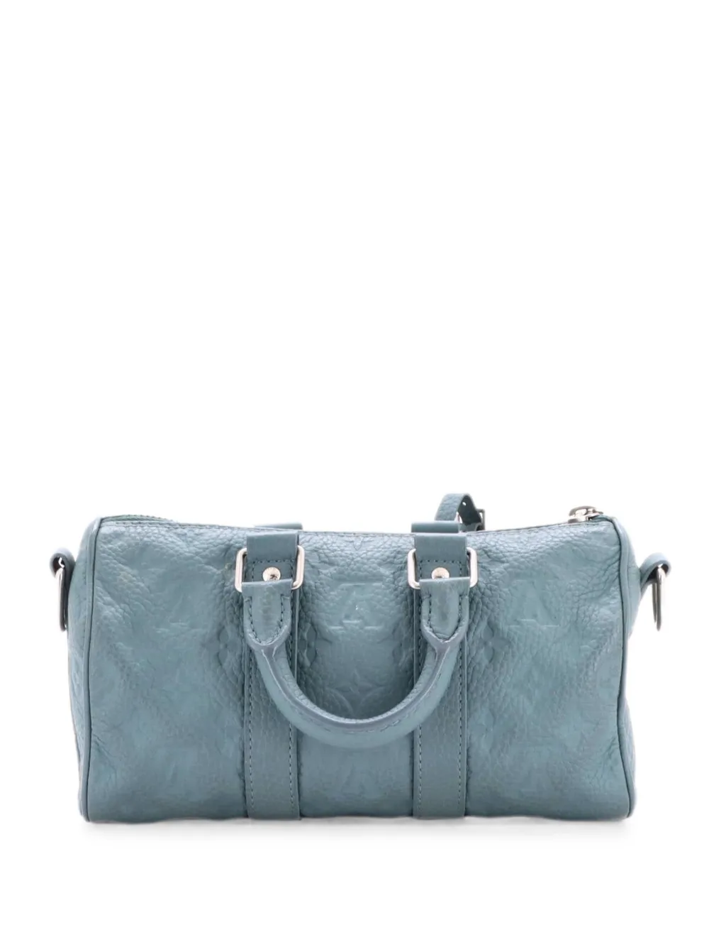 Louis Vuitton Pre-Owned Keepall Bandouliere Bag Monogram Taurillon Leather 25 handbag - Blue