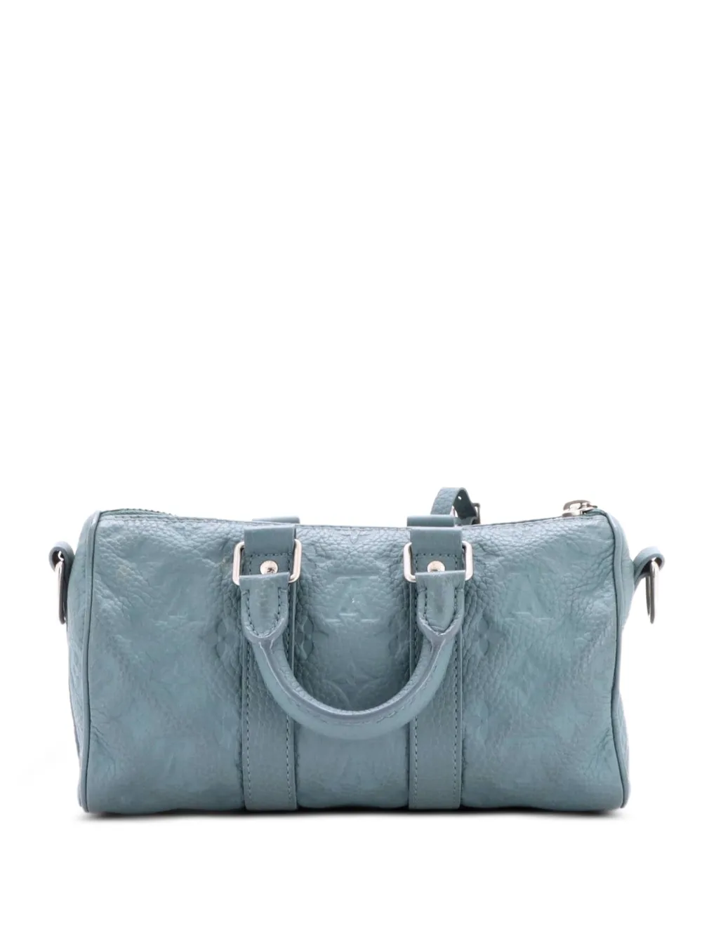 Louis Vuitton Pre-Owned Keepall Bandouliere Bag Monogram Taurillon Leather 25 handbag - Blu