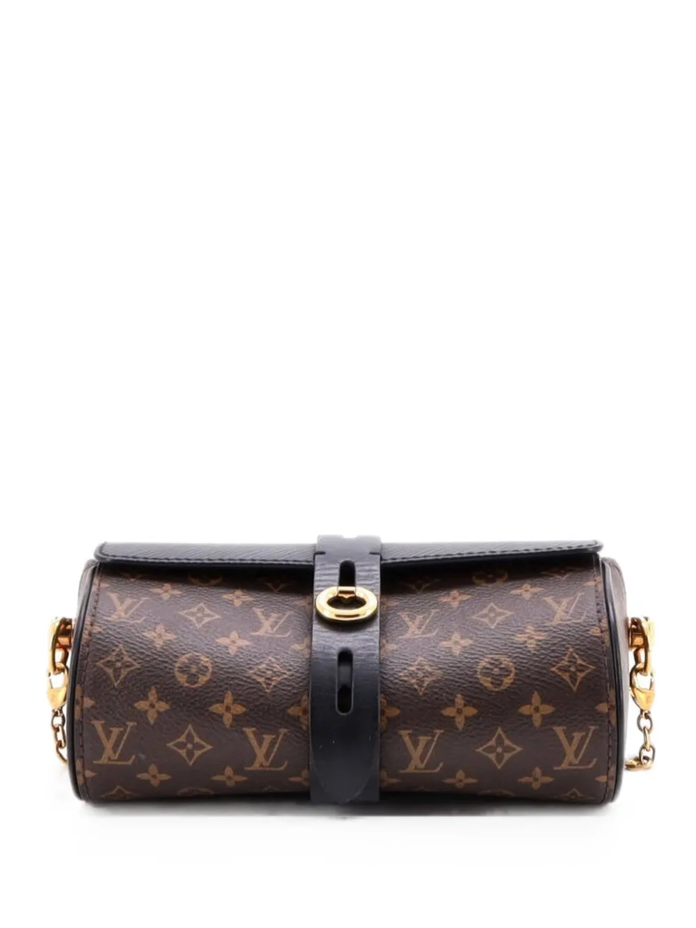 Louis Vuitton Pre-Owned Glasses Case Handbag Monogram Canvas and Epi Leather clutch bag - Black