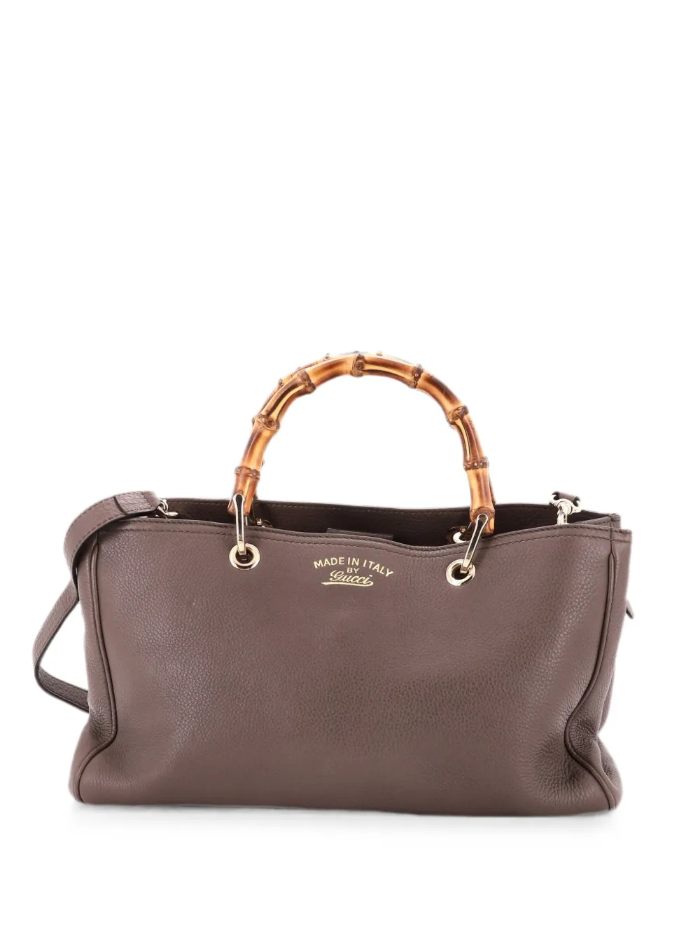 Gucci Pre-Owned Bamboo Shopper Leather Medium tote bag - Brown