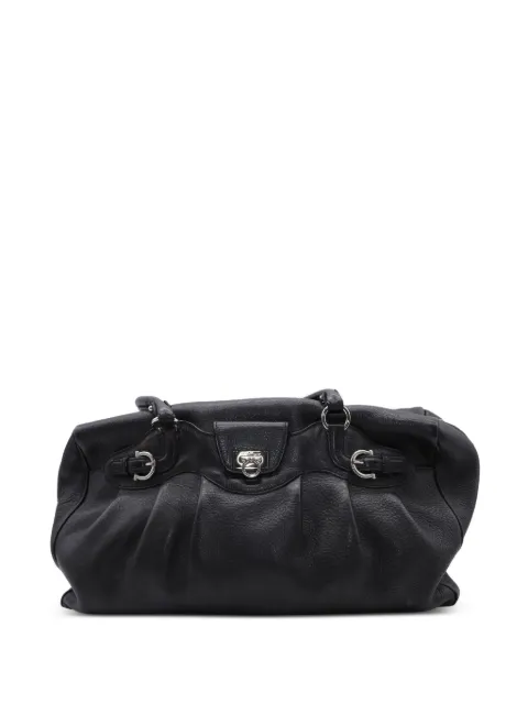 Ferragamo Pre-Owned buckle-detail shoulder bag