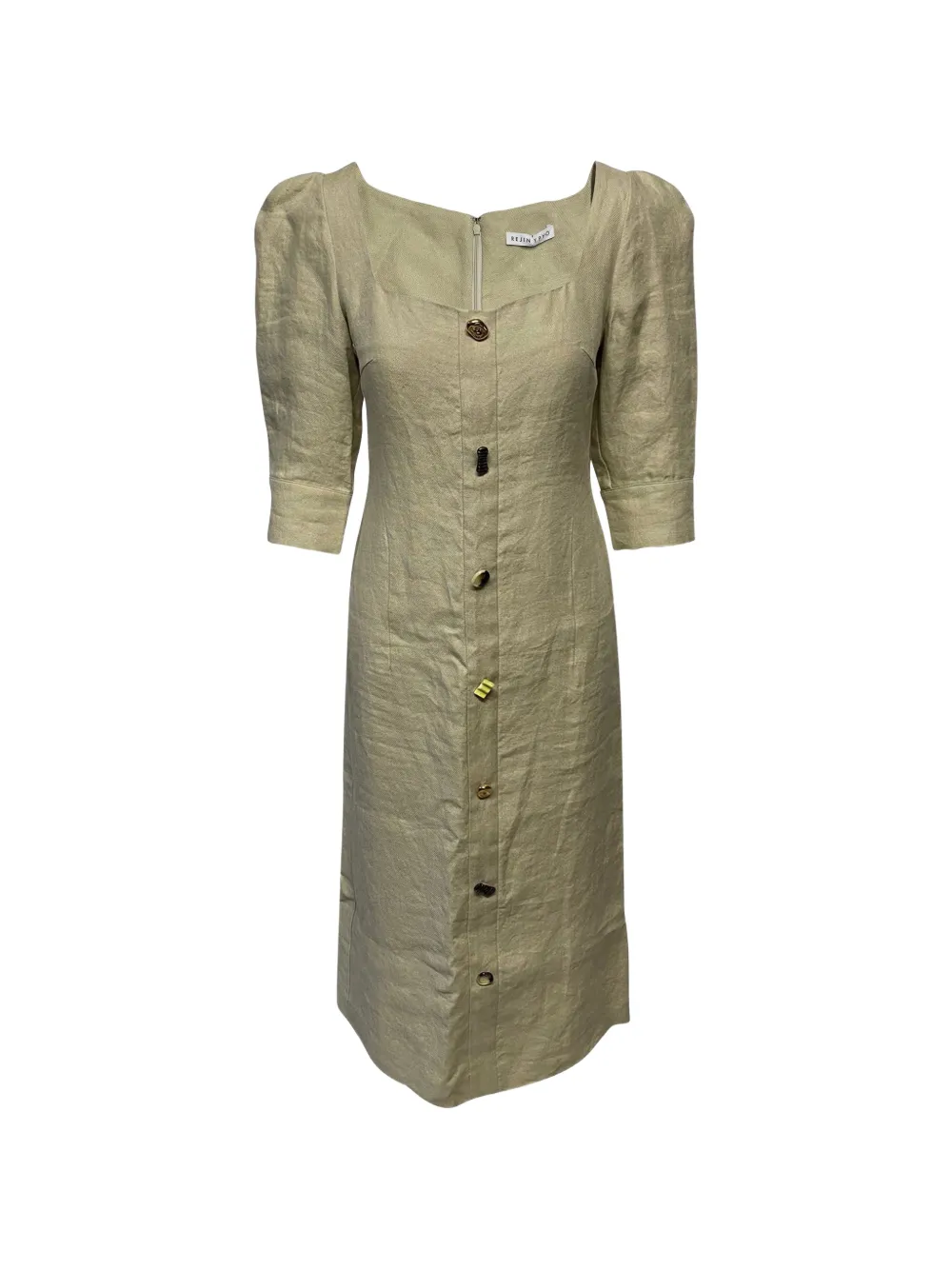 Rejina Pyo Leonie button-up dress - Verde