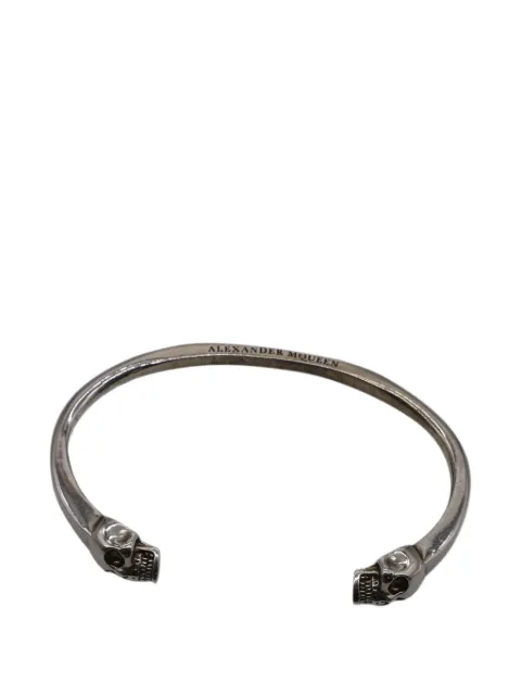 Alexander McQueen Pre-Owned Twin Skull cuff bracelet