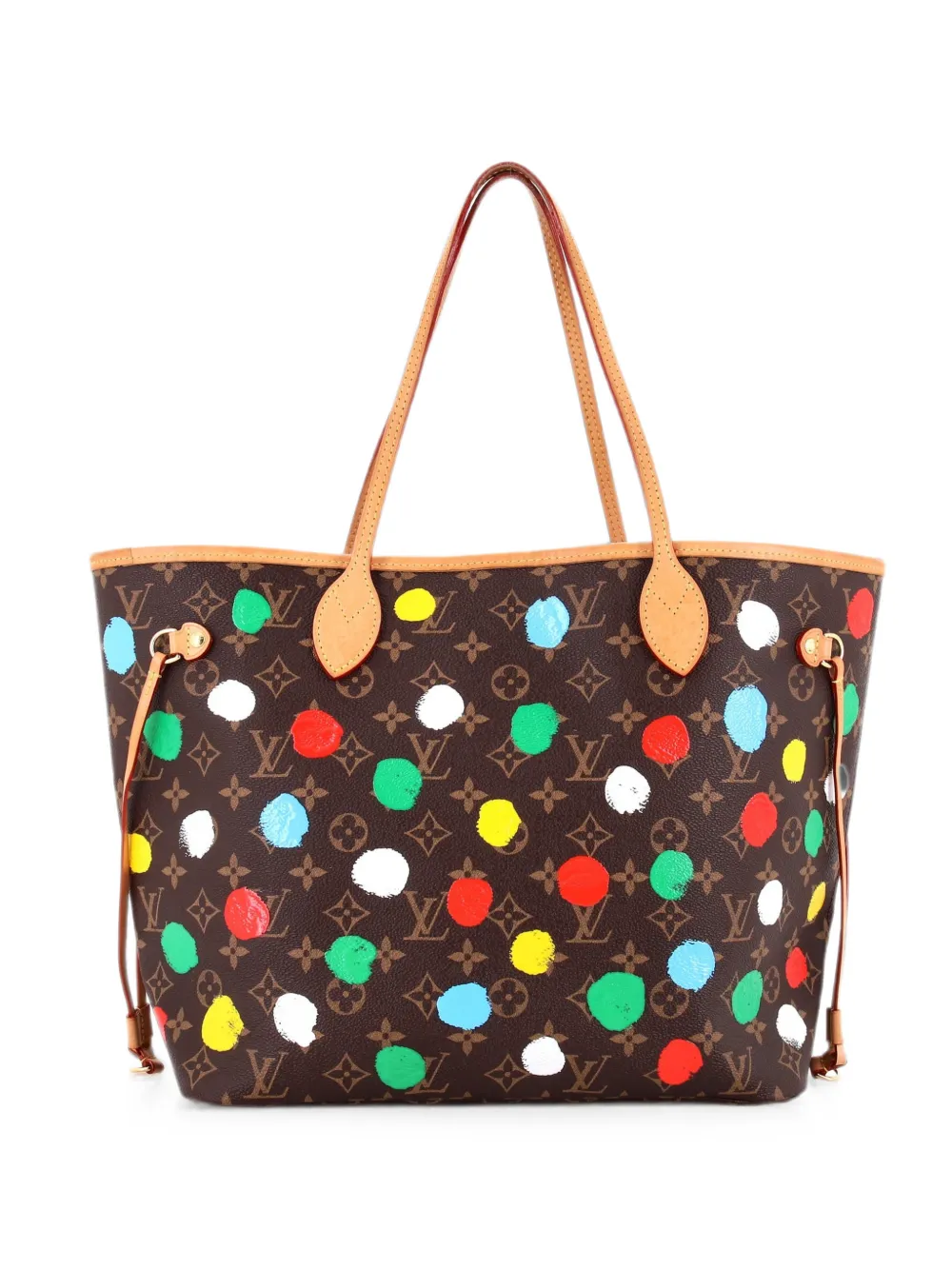 Louis Vuitton Pre-Owned Neverfull NM Yayoi Kusama Painted Dots Monogram Canvas MM tote bag - Brown