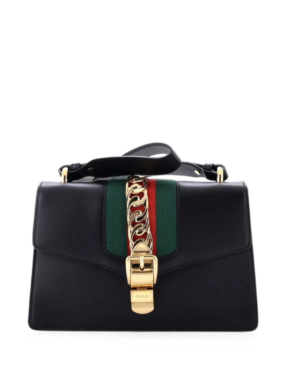 Gucci Pre-Owned Sylvie Leather Small shoulder bag - Black