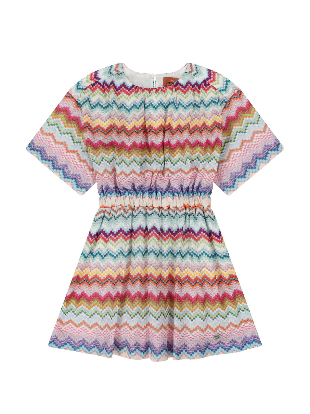 Missoni Kids Abito con vita elasticizzata - Rosa
