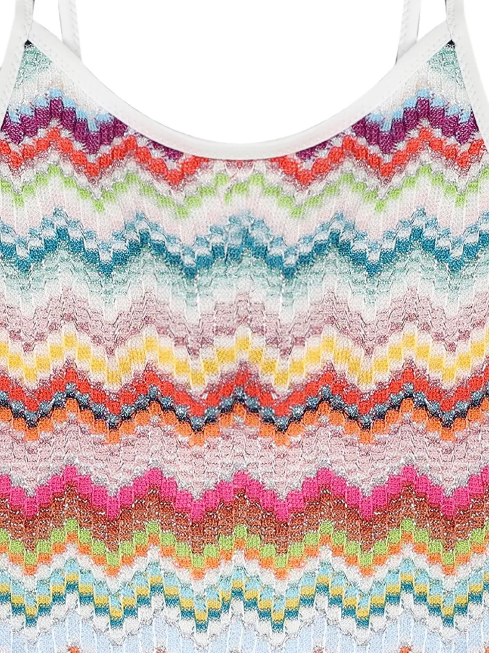 Missoni Kids Badpak met zigzag-patroon Beige