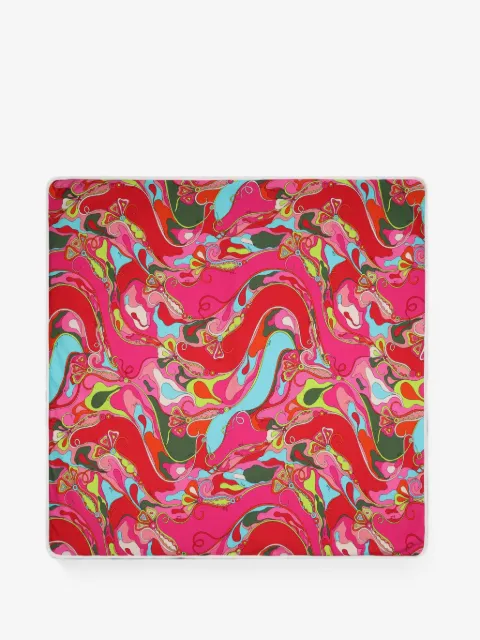 PUCCI Junior Orchidee cotton blanket