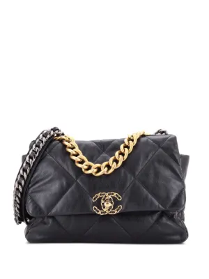 CHANEL ブラック キルティングバッグ 新品 CHANEL ノベルティ ブラック