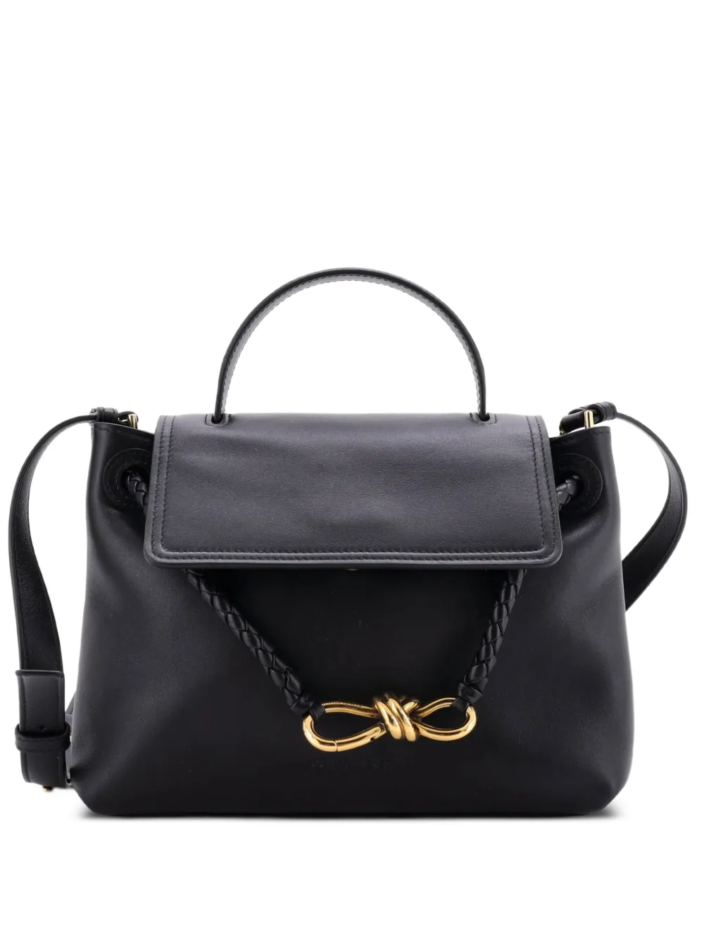 Bottega Veneta Pre-Owned Mittelgroße Ciao Handtasche mit Intrecciato-Detail - Schwarz