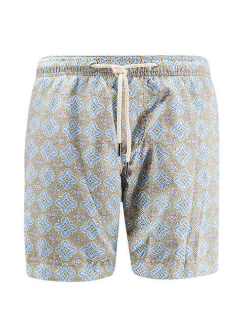 PENINSULA SWIMWEAR San Pietro tile-print swim trunks