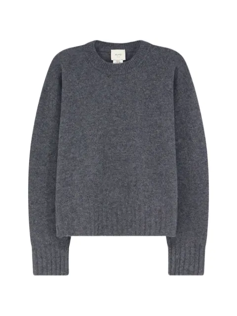 Alysi ribbed-trim crew-neck wool sweater