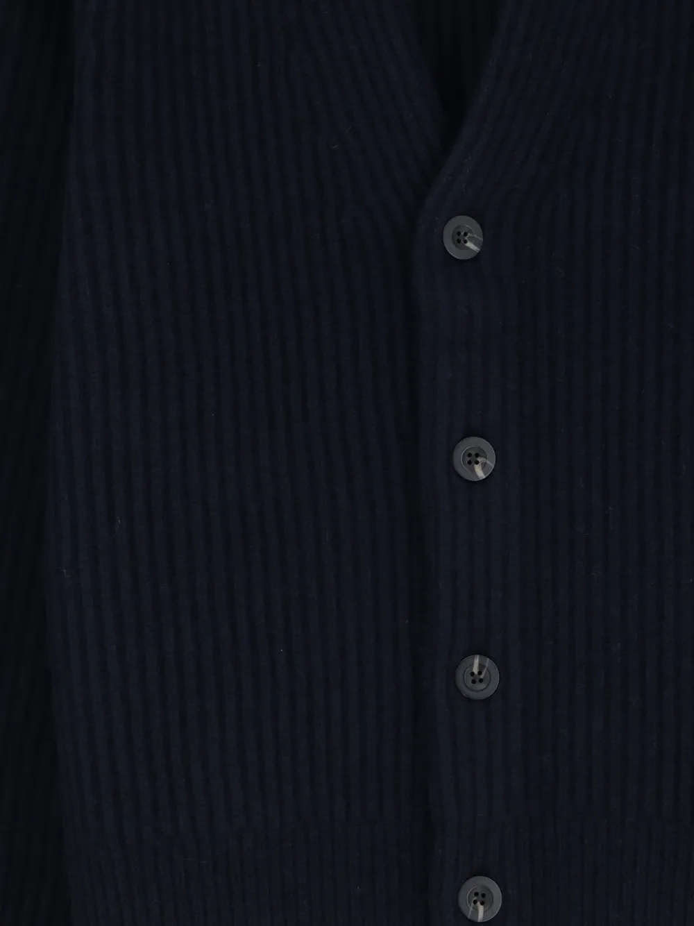 Vince Ribgebreid vest Blauw