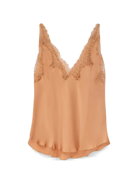 Mes Demoiselles lace-trim camisole top