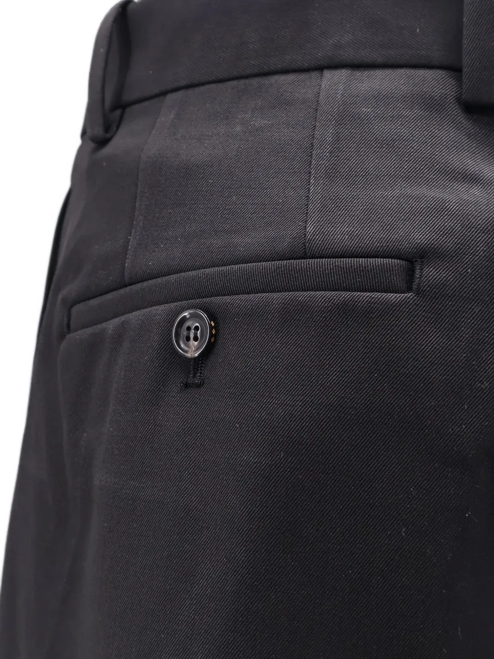 TONYWACK Broek van wolblend Zwart