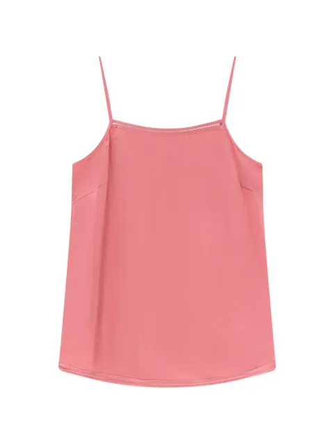 JOSEPH Gaia ladder-stitch silk camisole top