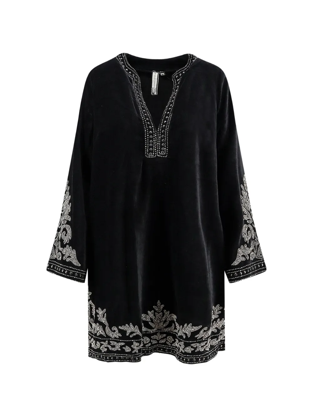 SCARLETT POPPIES velvet mini dress