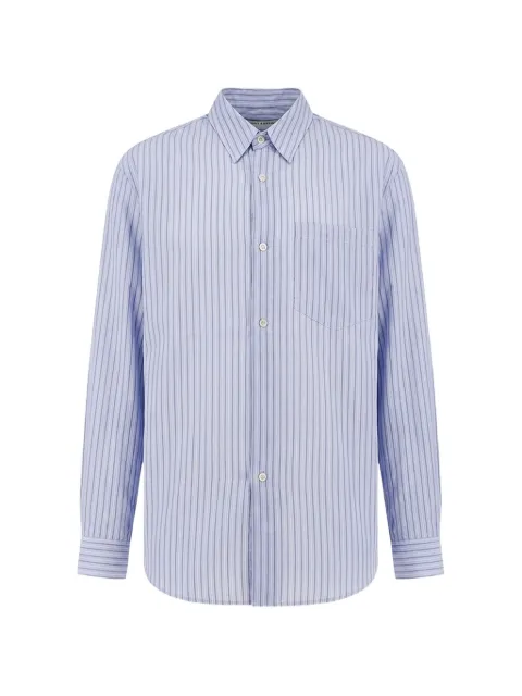 TONYWACK striped-motif pointed-collar shirt