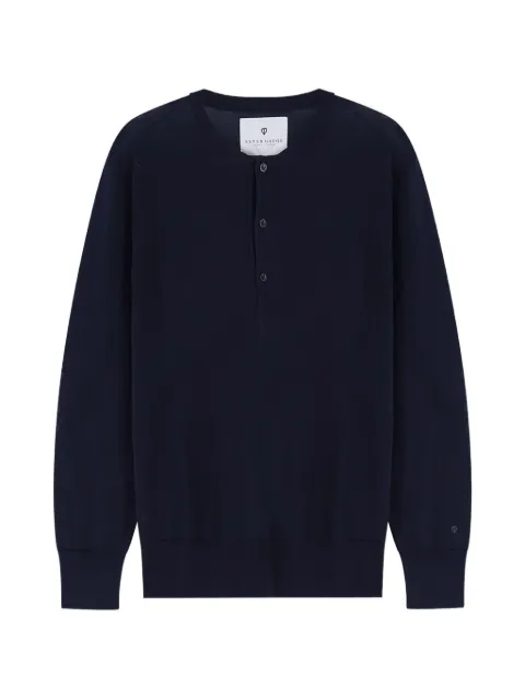 SEVEN GAUGE button-fastening Serafino sweater