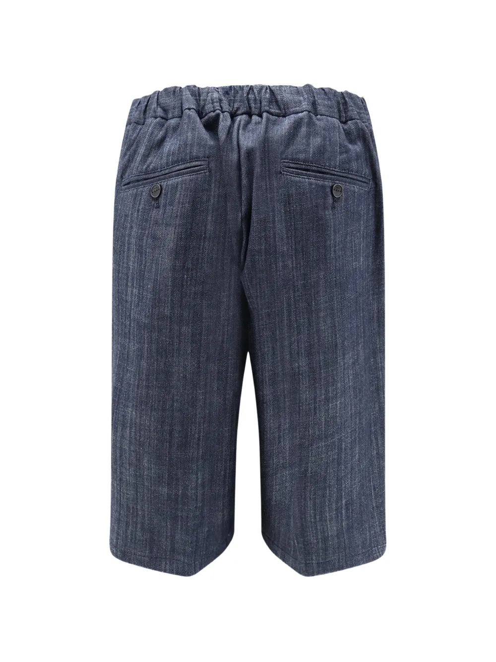 Hevo drawstring pleated shorts Blauw