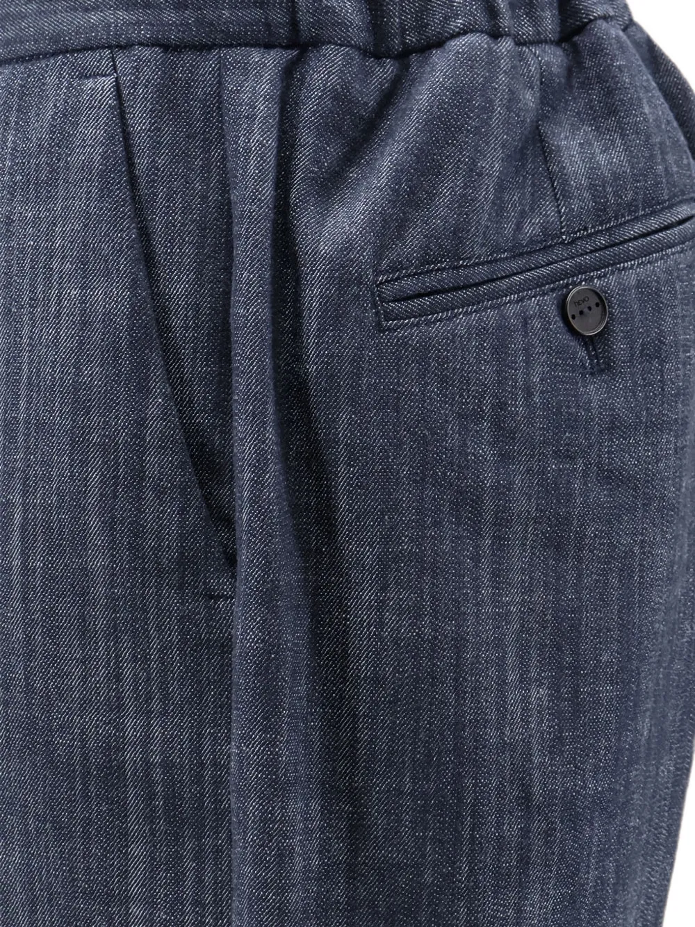 Hevo drawstring pleated shorts Blauw