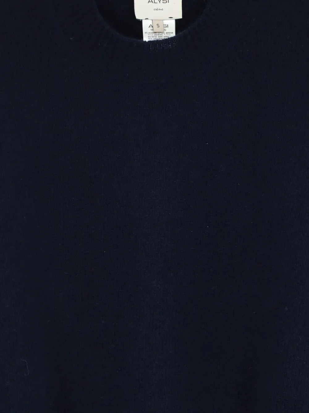 Alysi Mouwloze boxy-fit trui Blauw