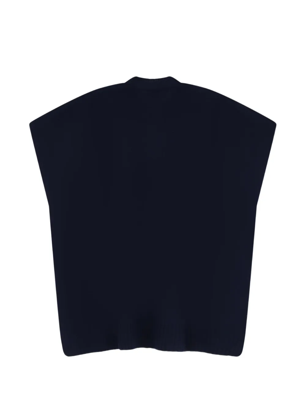 Alysi Mouwloze boxy-fit trui Blauw