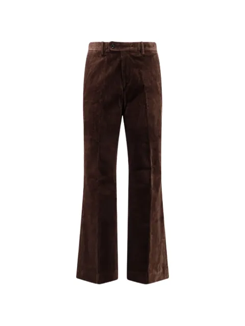 TONYWACK corduroy-texture flared trousers