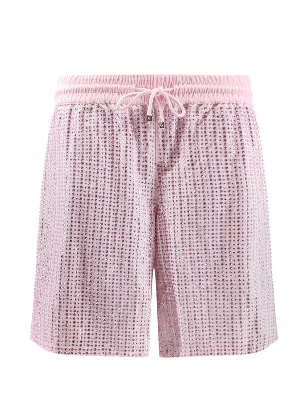 VENUJA crystal-embellished drawstring shorts - Rosa