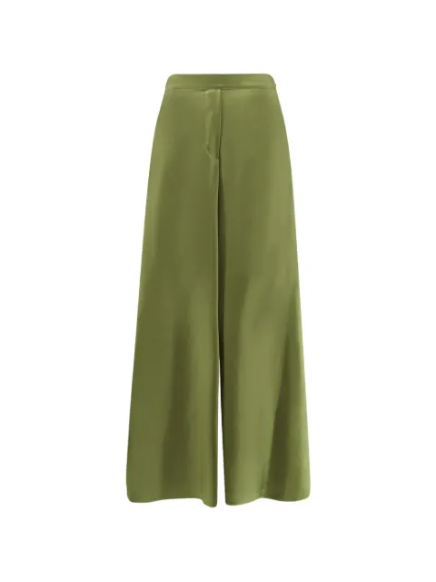 CO.GO pantalones palazzo anchos de seda