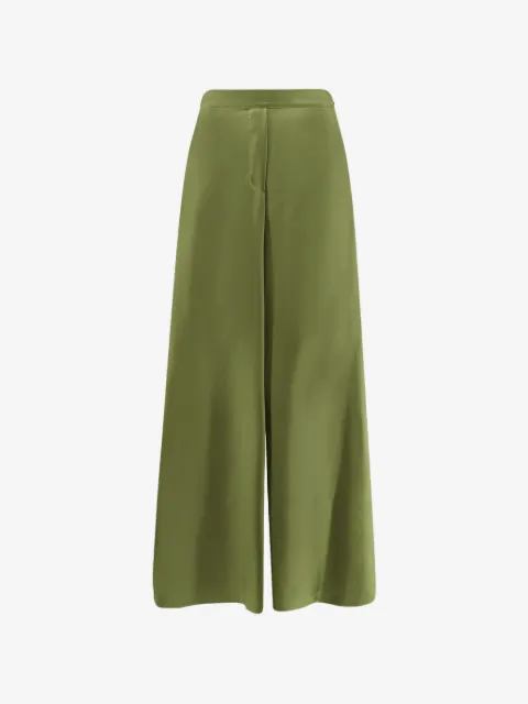 CO.GO silk wide-leg palazzo pants