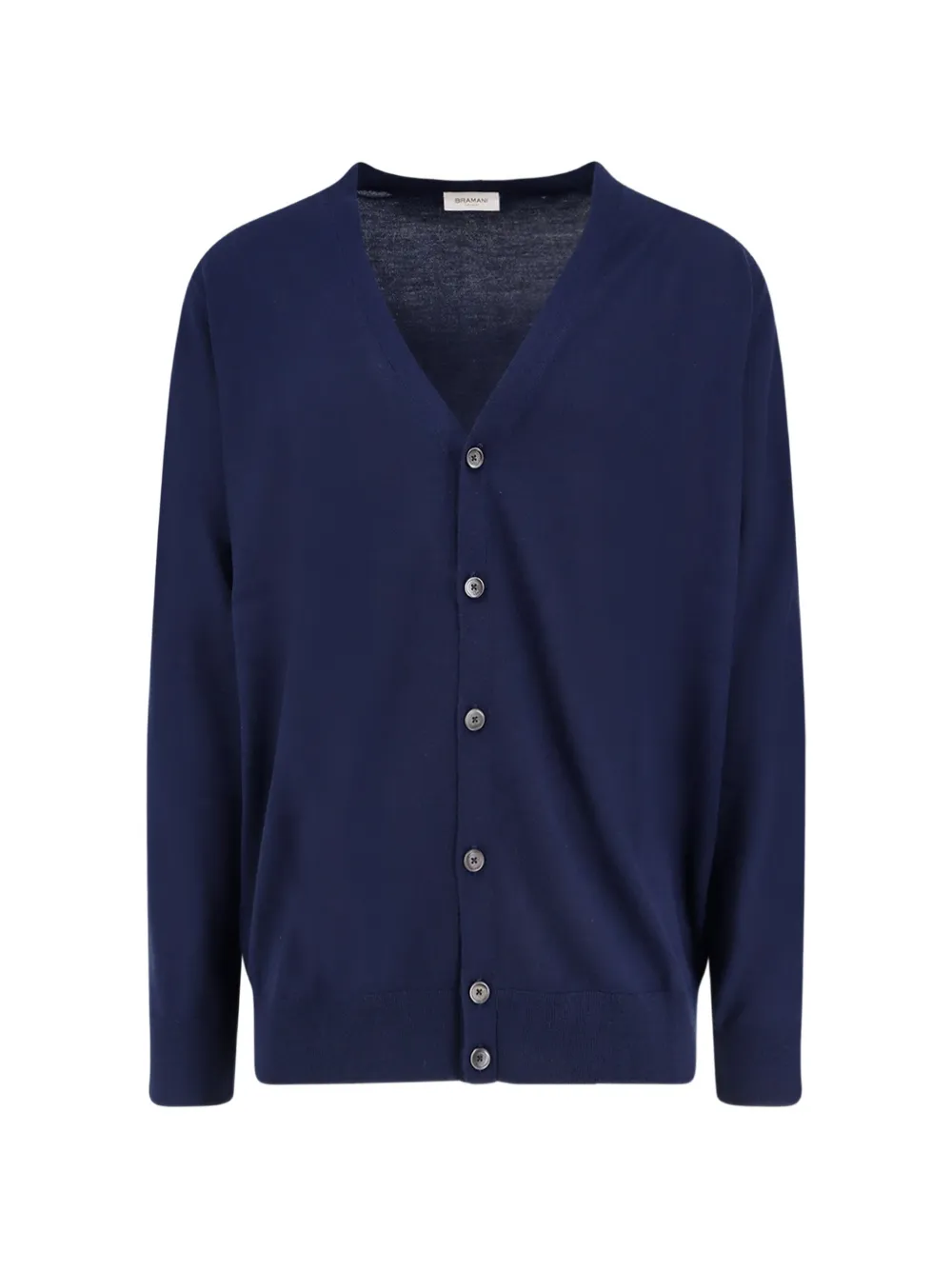 Bramani Cashmere V-neck button-up cardigan - Blue