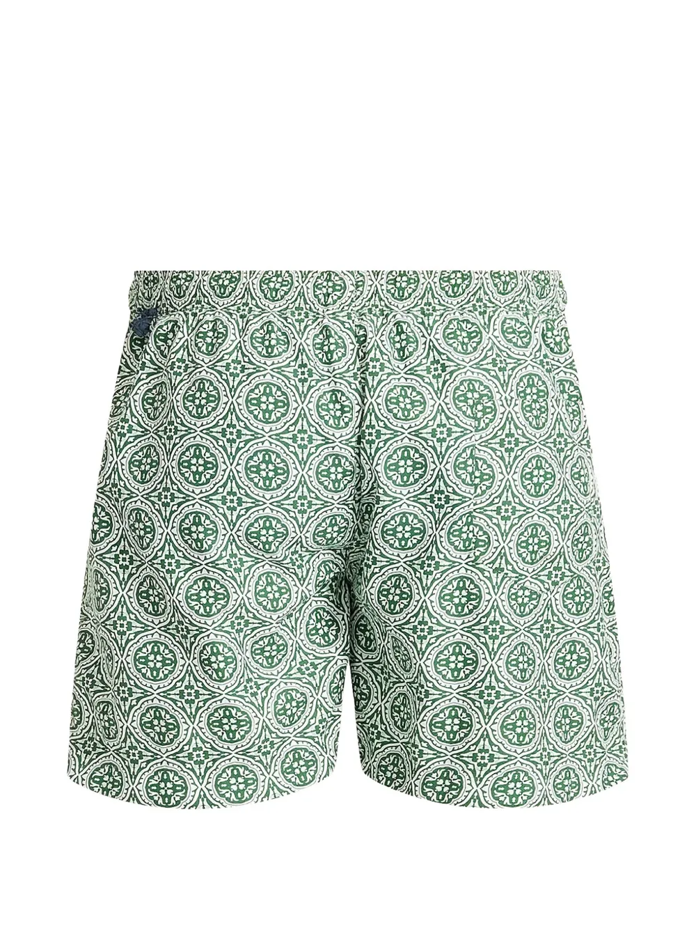 PENINSULA SWIMWEAR Montecristo geometric-print swim trunks Groen