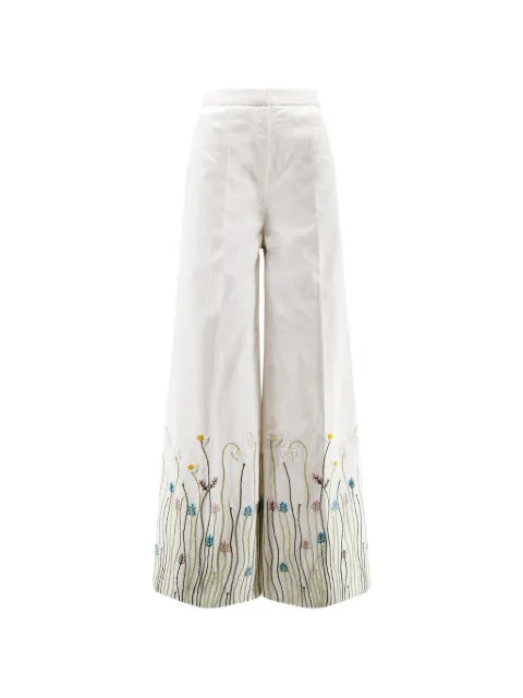 PHILIPPA 1970 Valentina embroidered palazzo pants