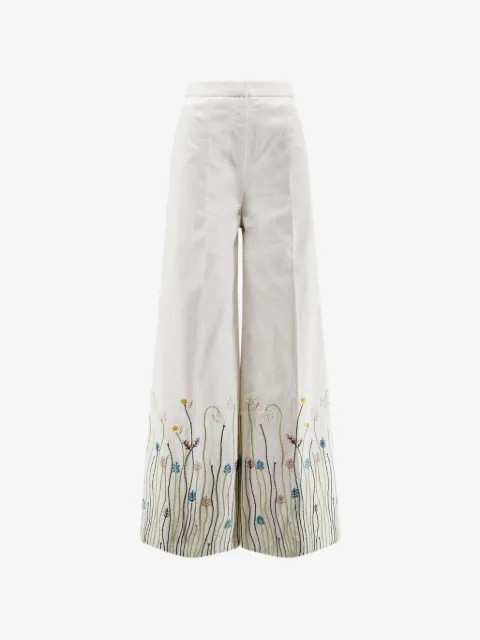 PHILIPPA 1970 pantalones palazzo Valentina bordados