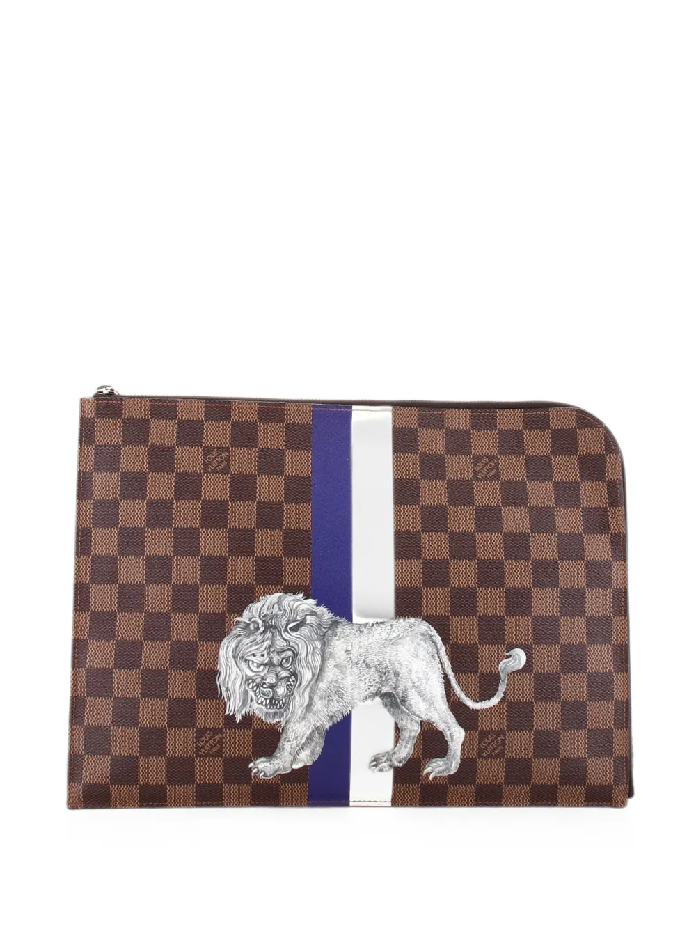 Louis Vuitton Pre-Owned Pochette Jour Limited Edition Chapman Savane Damier GM clutch bag - Marrone